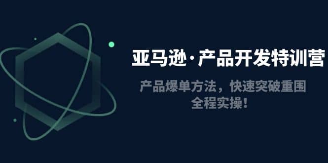 亚马逊·产品开发特训营：产品爆单方法，快速突破重围，全程实操-云创网阁