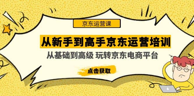 从新手到高手京东运营培训：从基础到高级 玩转京东电商平台(无水印)-云创网阁